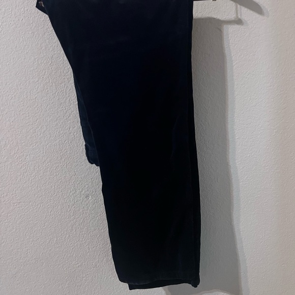 Diane Gilman Velvet Straight-Leg Pant (Part of a suit set) Navy SZ 16W - Picture 2 of 11